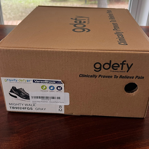 Gdefy Gravity Defy ortho comfy gray lace up size 8 shoes - Picture 5 of 5